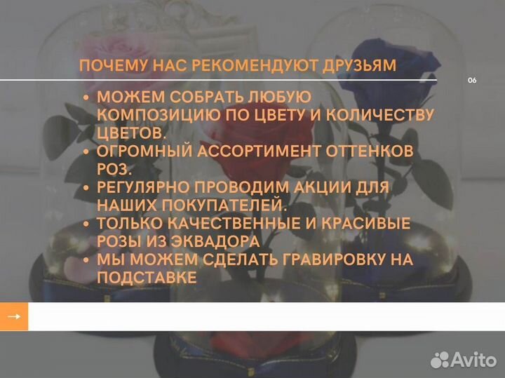 Роза в колбе. Вечная
