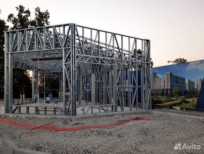 Лстк каркасные здания напрмую с завода