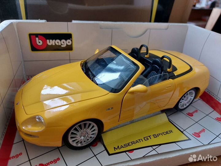 Коллекционная модель Maserati GT Spyder 1:18