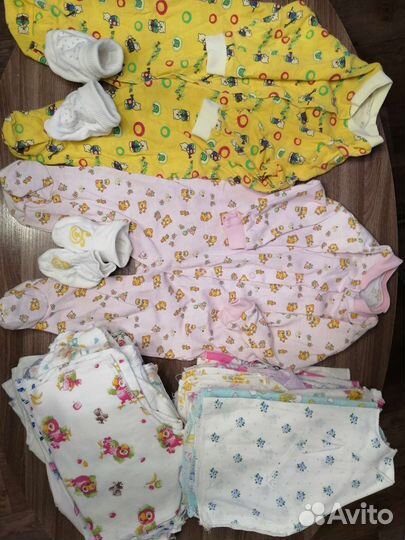 Детские вещи от 0 (пакетом для девочек)