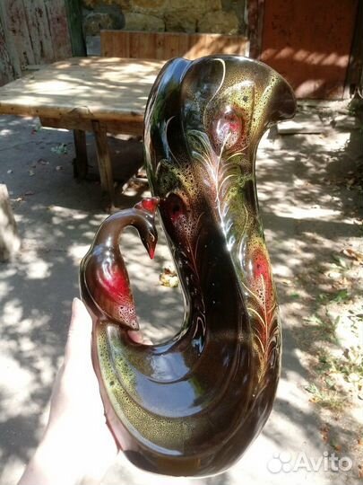 Ваза Хвост павлина. Бронь