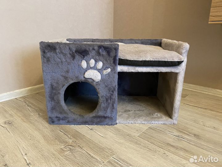 Домик для кошки с когтеточкой