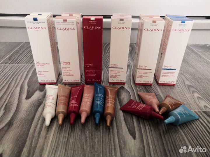 Clarins. Крем, сыворотка для глаз