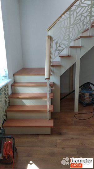 Каркасная лестница на мансарду