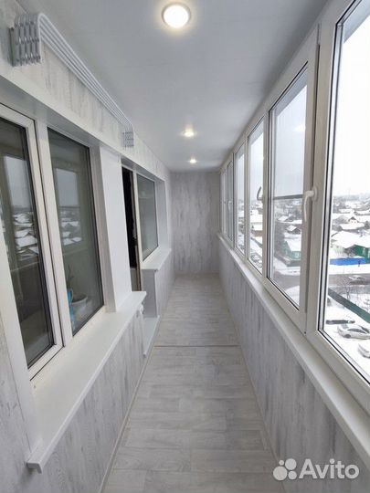 Остекление балконов и отделка / Балкон под ключ