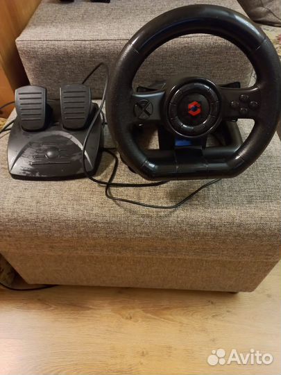 Продаю руль с педалями SpeedLink Black Bolt