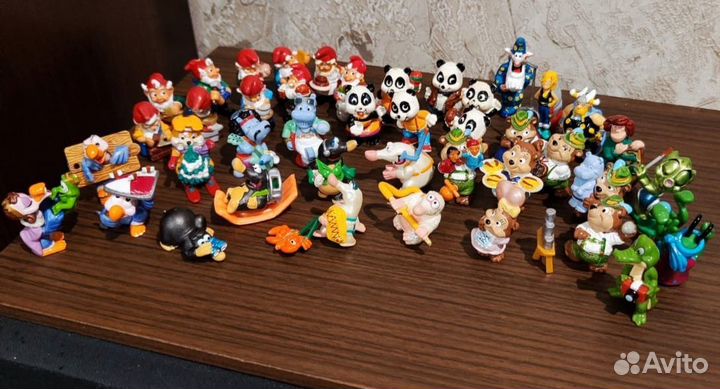 Игрушки из киндера сюрприза 90-х годов