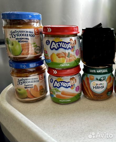 Детские каши, смеси и пюре