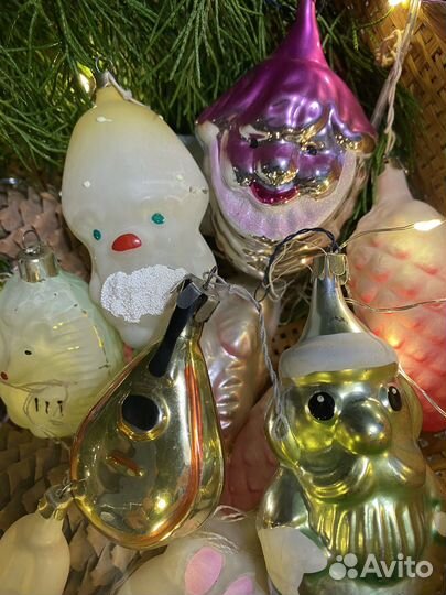 Елочные игрушки СССР