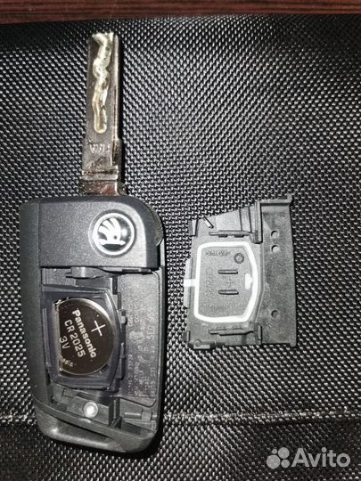 Оригинальный ключ на Skoda Octavia и Rapid