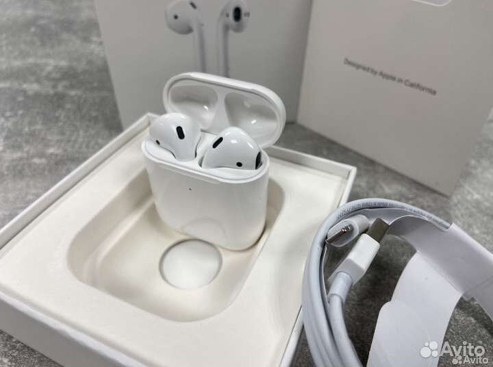 Airрods 2 + чехол+доставка