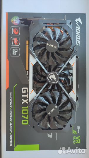 Видеокарта aorus gtx 1070 8gb