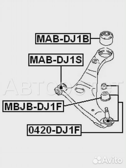 Шаровая опора 0420-DJ1F