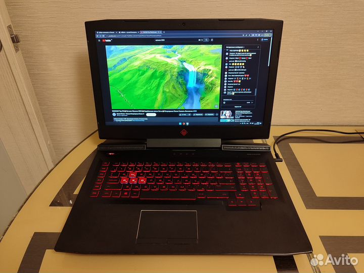 Игровой ноутбук HP Omen i7/GTX1050Ti/16Gb/SSD/HDD