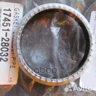 Прокладка глушителя однораз монтаж 1745128032 T