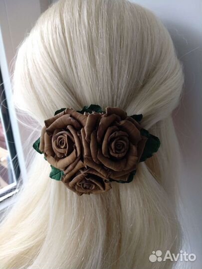 Заколка для волос автомат