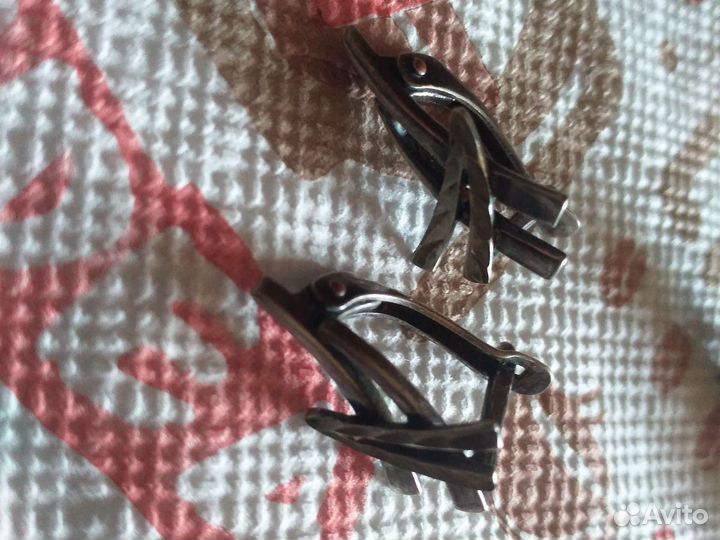 Сережки серебро СССР