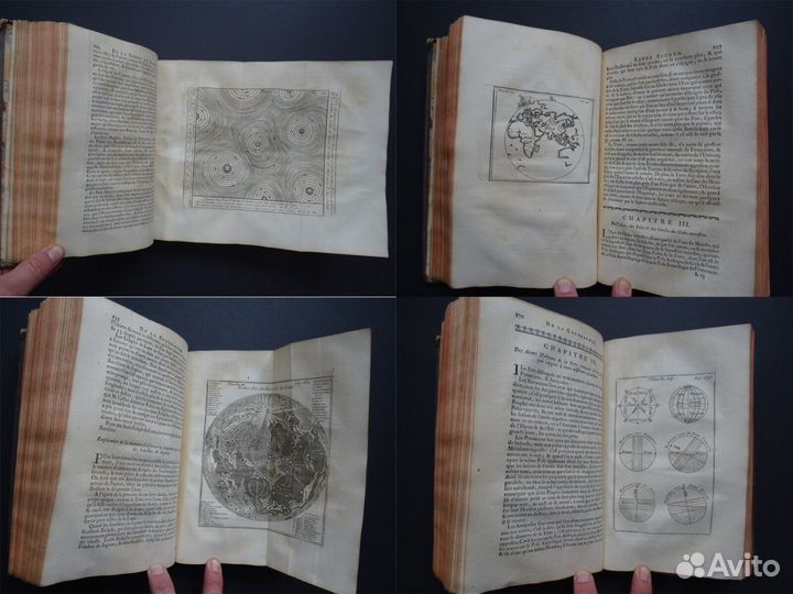 Старинная книга 1751 года. Николя Бион Атлас