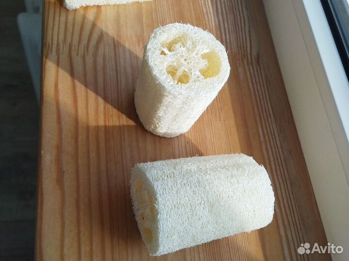 Люффа экогубка для мытья посуды