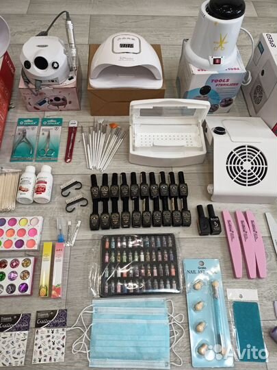 Набор для маникюра, наращивания, дизайна ногтей