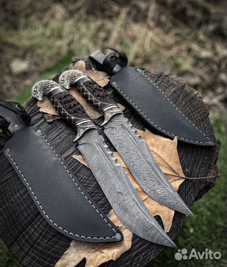 Нож из дамасской стали