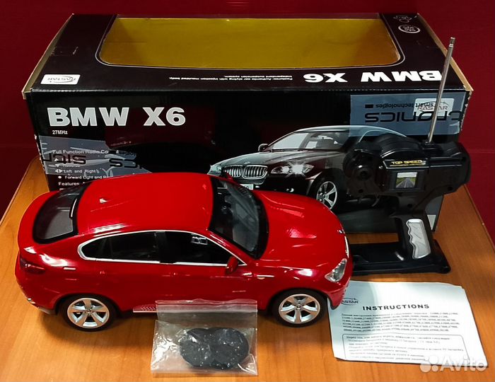 Машина радиоуправляемая BMW X6, 1:14 (31400)