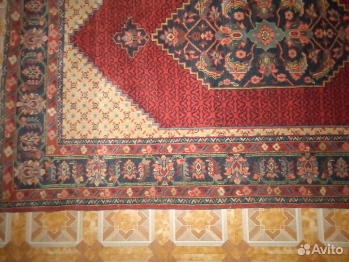 Ковёр ручной работы СССР 1950 год.Шерсть 100