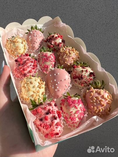 Клубника в шоколаде быстро 1-2ч