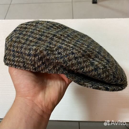 Твидовая кепка Harris Tweed
