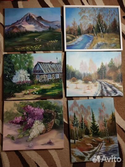 Картина маслом на холсте