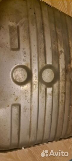 Bmw e60 задняя часть Глушителя