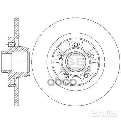 Диск тормозной SD3063 (8200381148) SD3063 Sangs