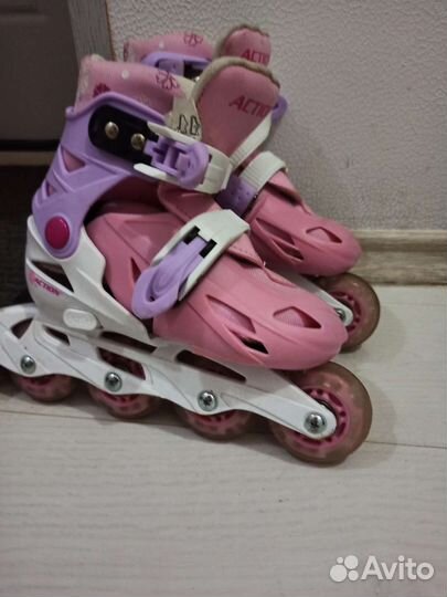 Роликовые коньки раздвижные детские 27-30