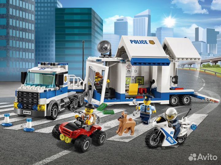 Конструктор Лего Сити Мобильный командный центр