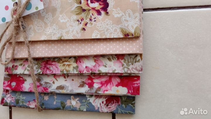 Набор N13 тканей для рукоделия 5 шт.38*48 хлопок