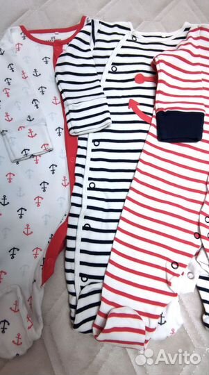 Комплект слипов next размер 62-68