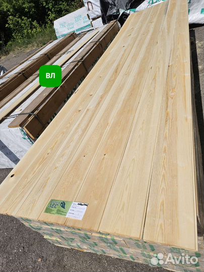 Вагонка Штиль сосна ангарская 14*138 мм. 6 метров