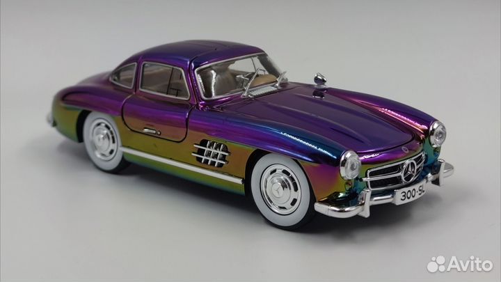 Металлическая модель авто Mercedes Benz 300 SL