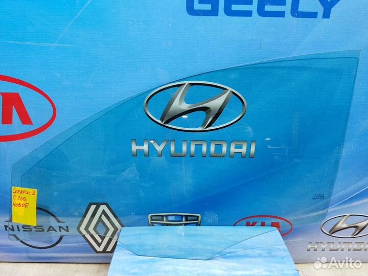 Стекло боковое двери Hyundai solaris 2 Лев