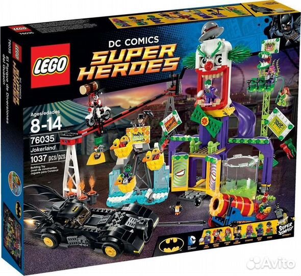 Lego dc comics super heroes 76035 jokerland