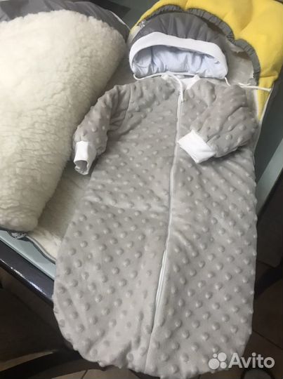 Меховой конверт на овчине