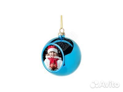 Елочные шары большие с вставкой для фото