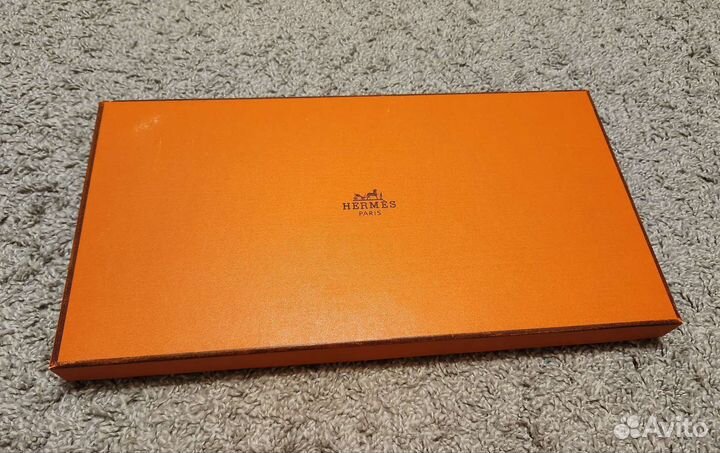 Коробка от платка hermes paris оригинал