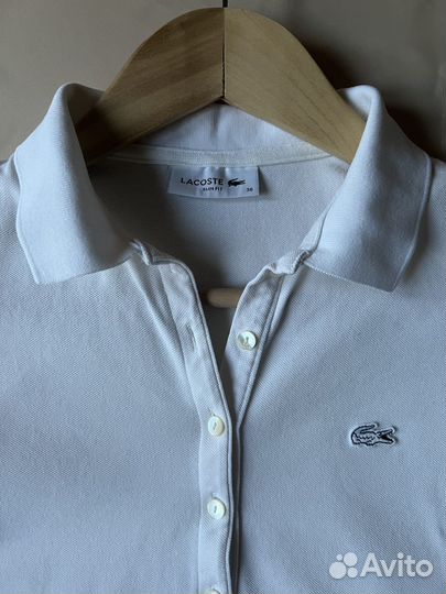 Lacoste polo женские 36 slim fit