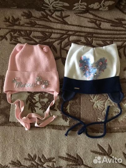 Шапка для девочки 3-4 года