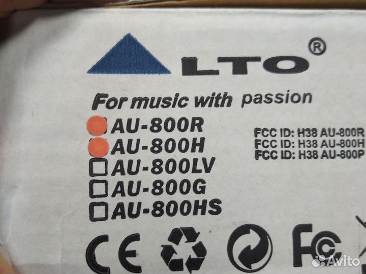 Микрофон радиосистема alto au-800r