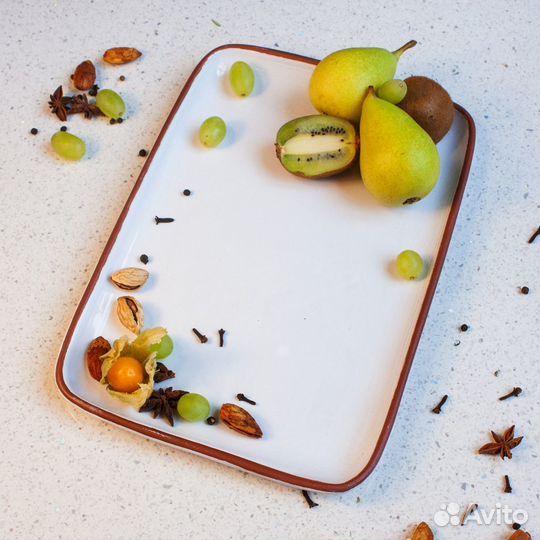 Тарелка прямоугольная Аляска