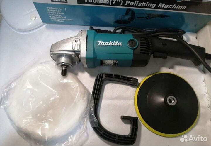 Полировальная машинка makita 180мм