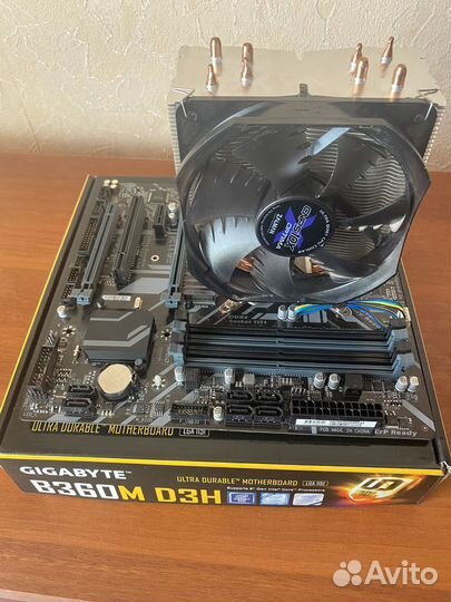 Сборка Gigabyte B360M D3H LGA1151/ i5 8600 /Zalman