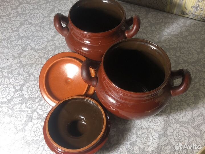 Глиняная посуда для запекания времен СССР